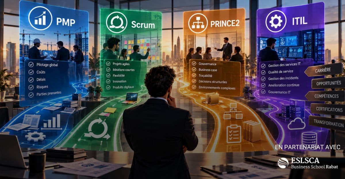 PMP, Scrum, PRINCE2, ITIL : quelle certification choisir pour sa carrière en 2027 ?