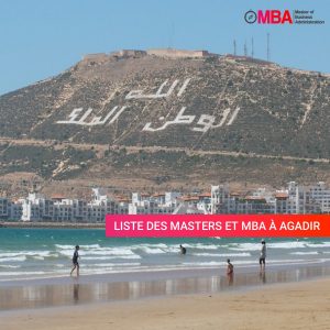 Liste des masters et MBA à Agadir