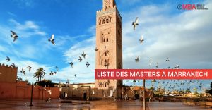 Liste des masters à Marrakech